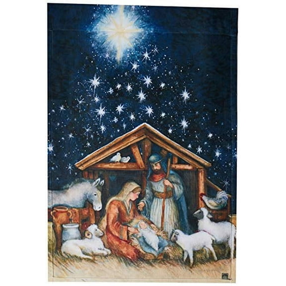MagnetWorks MAIL34012 Holy Night Garden Flag