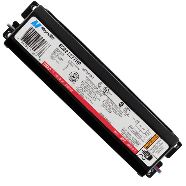 B232I277HP Fluorescent Ballast, 2Lamp, 32W, T8 F32T8, 277V