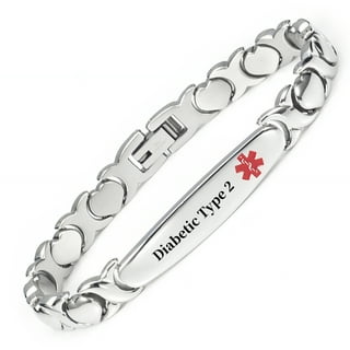 Diabetic id bracelets walmart discount