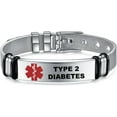 thumbnail image 1 of Magnetia Medical Alert Bracelets for Men, Strong Durable Stainless Bracelet Medical Id Bracelets, 1 of 7