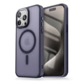 thumbnail image 1 of Magnetia For iPhone 16 Plus Phone Case,Compatible with Mag-safe,Drop Protection,Ultra Slim Shockproof Anti-fall Protection,Matte Translucent Back,Rugged Thin Fit Phone Case Cover,Darkpurple, 1 of 10