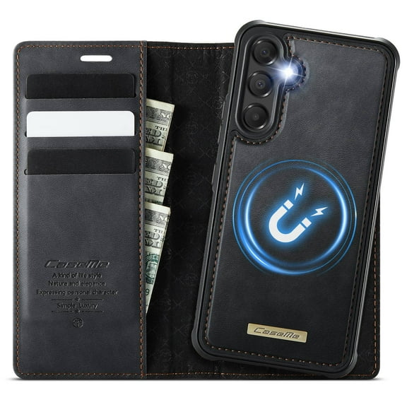 Magnetic 2 in 1 Detachable Wallet Case for Samsung Galaxy A54 5G with Card Holder Women Men, Retro PU Leather【RFID Blocking】Kickstand Shockproof Cover