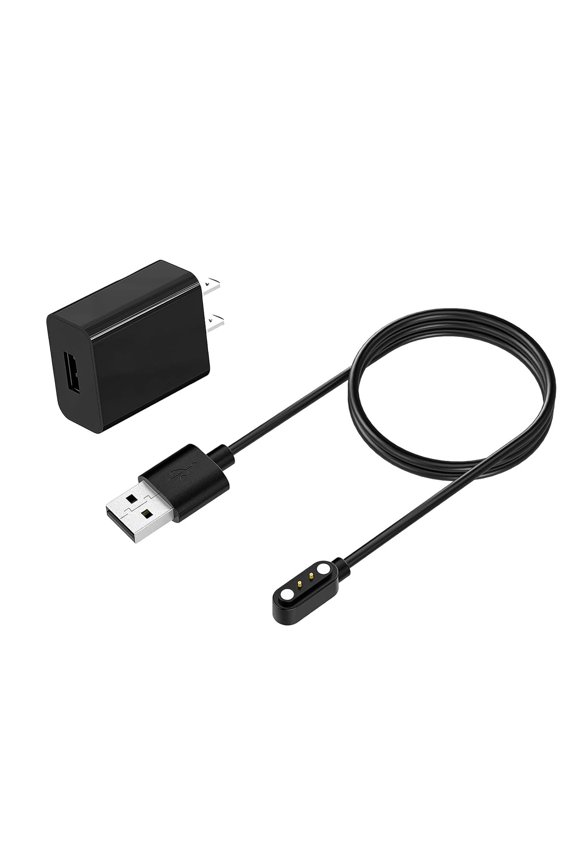 Magnetic 2 Pin Smart Watch Charger Cable Adapter, Compatible with Willful YAMAY Letsfit Letscom Fitpolo Lintelek VeryFitPro SW021 SW023 SW025 ID205U ID205L ID205S ID206 GT01 ID216