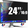 thumbnail image 1 of Magnetic 24 Inch Privacy Screen for Frameless Monitor 16:9 Aspect Ratio,Hanging Blue Light Screen Protector Eye Protection Anti-Spy Shield, 24in Removable Privacy Filter, 1 of 7