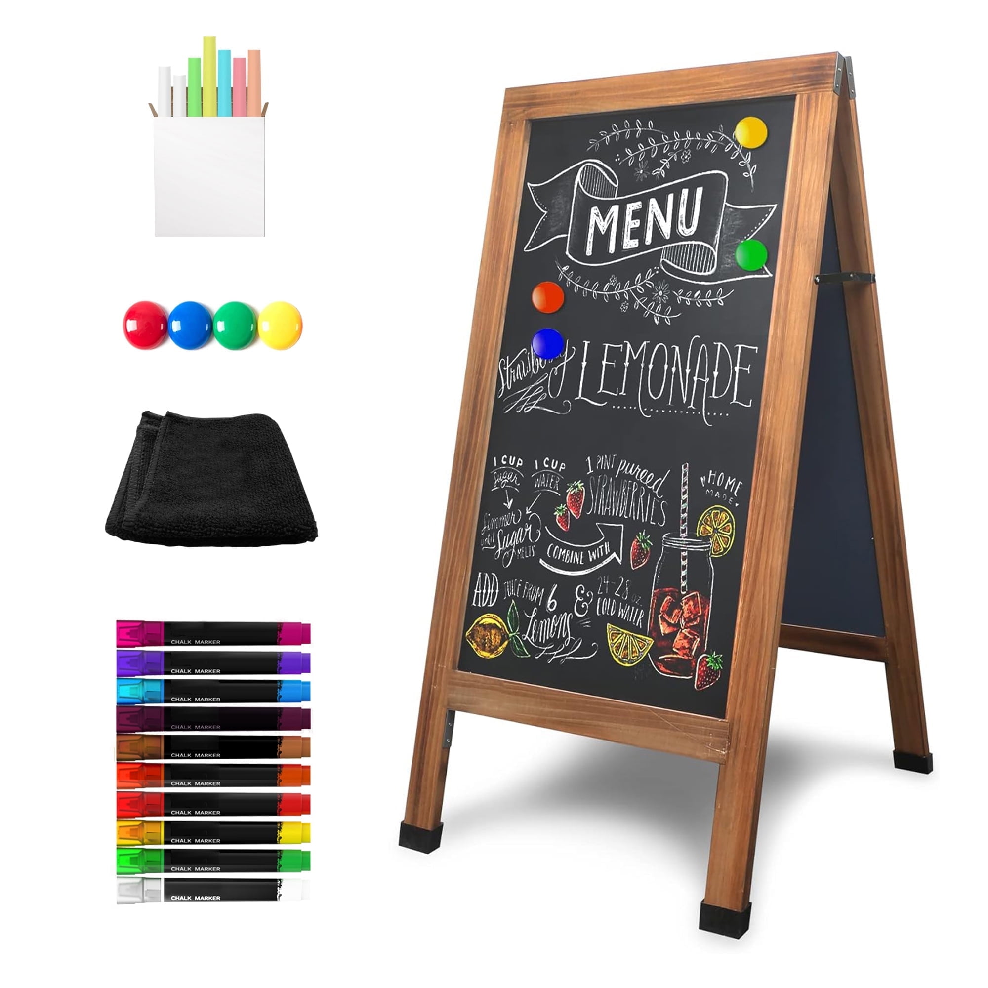 Magnetic A-Frame Chalkboard - 40