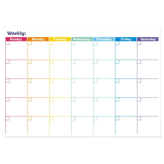 Magnetic A3 Monthly Schedule Customized Refrigerator Sticker Erasable Schedule Message Board Soft Whiteboard Pet Writing Board
