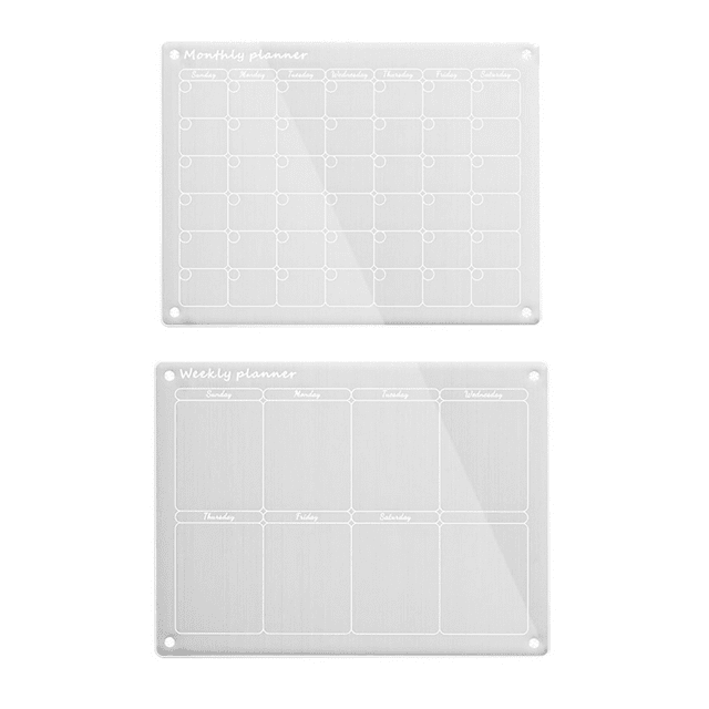 Acrylic Calendar for Fridge Dry Erase Board Calendar for