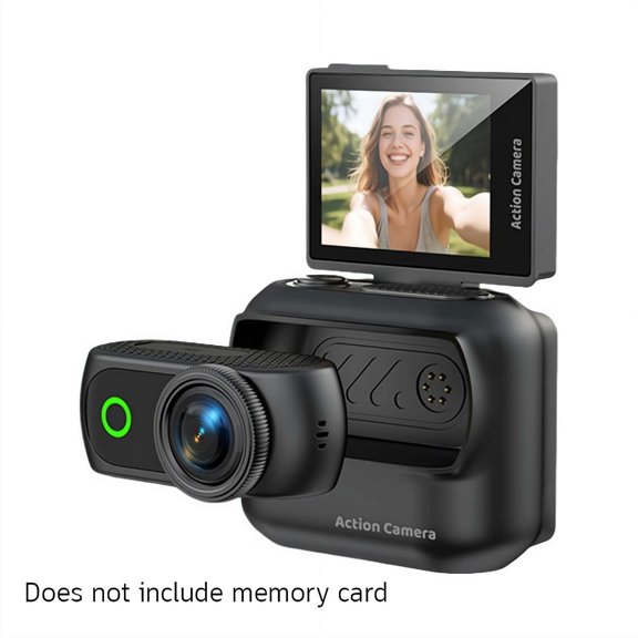 Magnetic Action Camera 1080P with 2.0" Flip Screen, WiFi, Hands-Free Vlogging Cam for Sports,Travel & Adventures