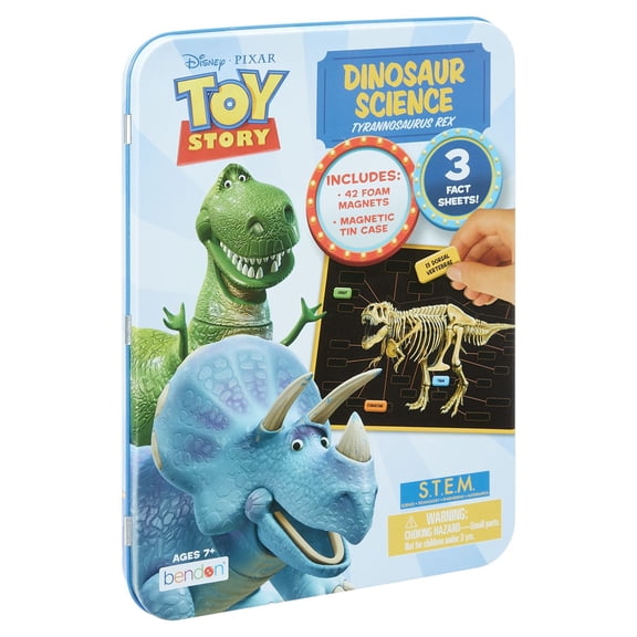 Magnetic Activity Tin - Toy Dinosaur Science Story