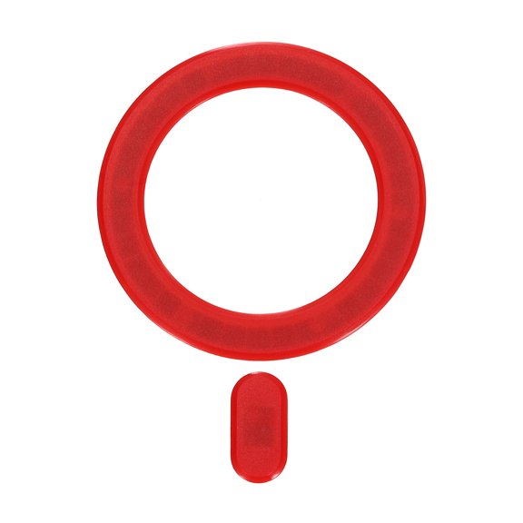Magnetic Adapter Ring, ABS Magnetic Sticker Ring, Red