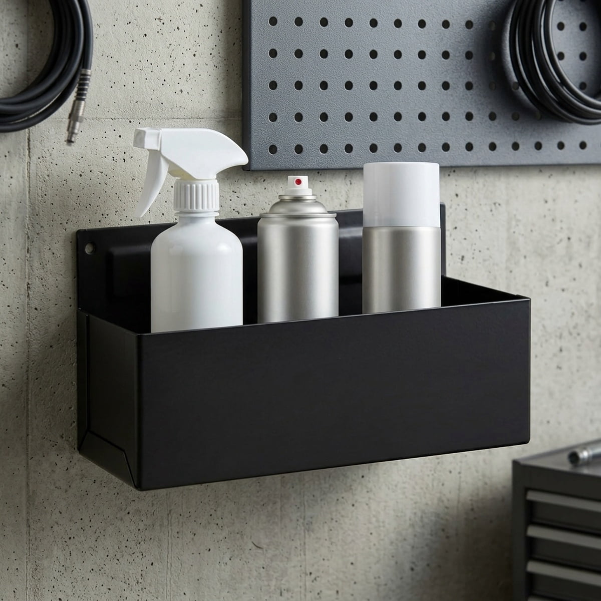 Metalen Spuitfles Organizer, Wandmontage Spuitbus Houder