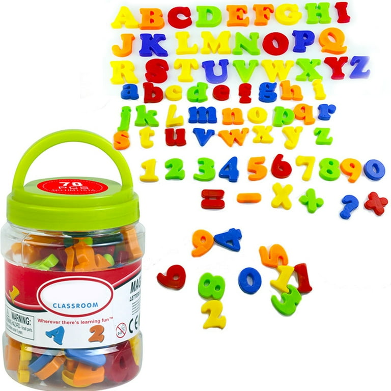 Magnetic Alphabet Kids Educational Learning Magnets Letters Numbers Symbols Toy ABC 123 Fridge Plastic Toy