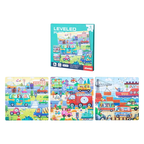 Magnetic Animal Puzzle Set - Educational Brain Teaser with Magnetic Pieces for 3-6 Years