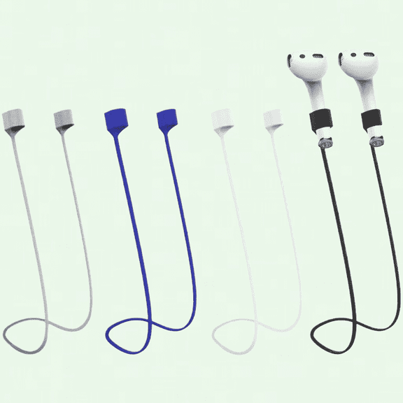 Magnetic Anti-Lost Straps for AirPods, Colorful Soft Silicone Sports Lanyard, Neck Rope Cord
