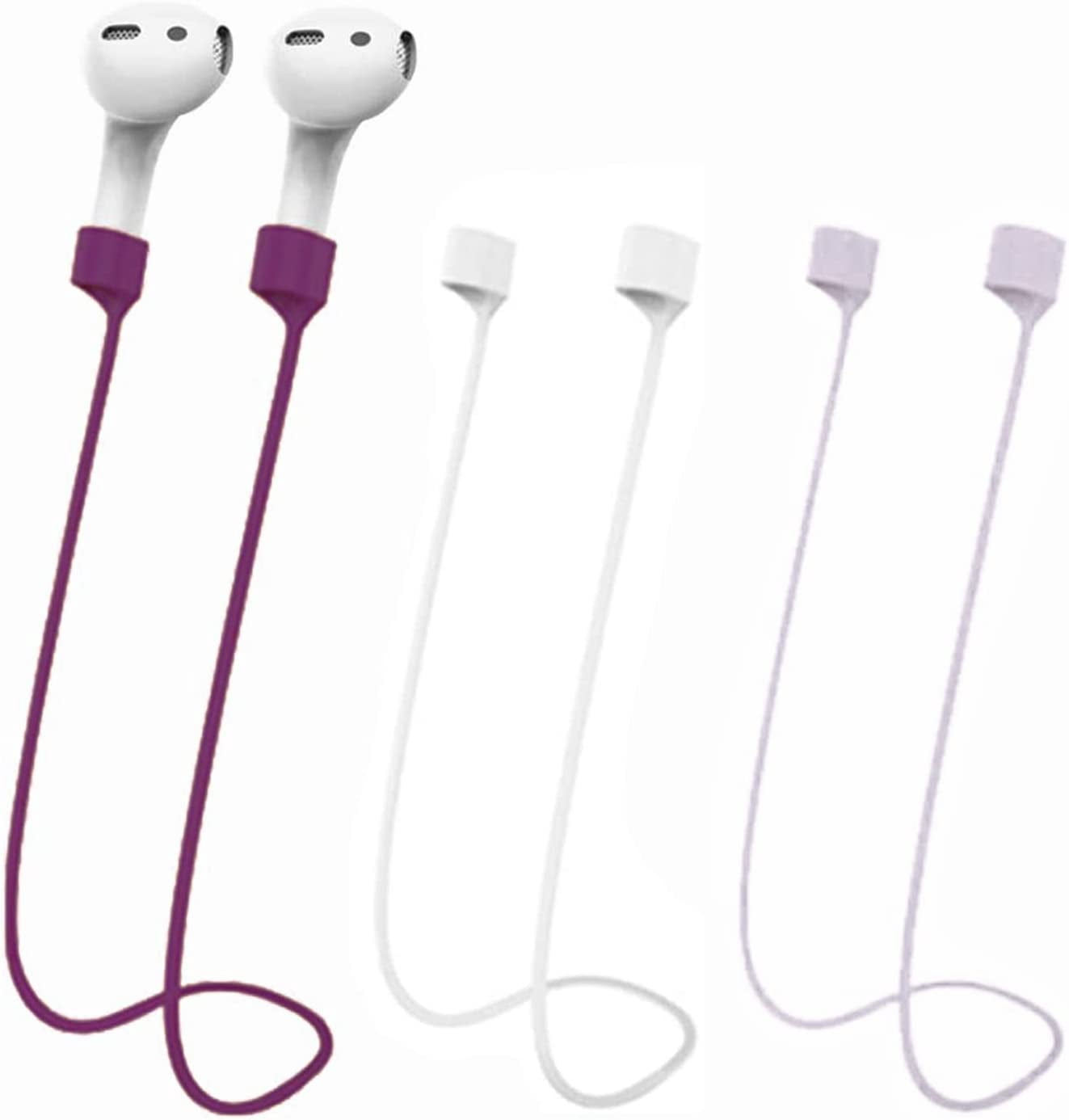 Magnetic Anti-Lost Straps for AirPods,Colorful Soft Silicone Sports ...