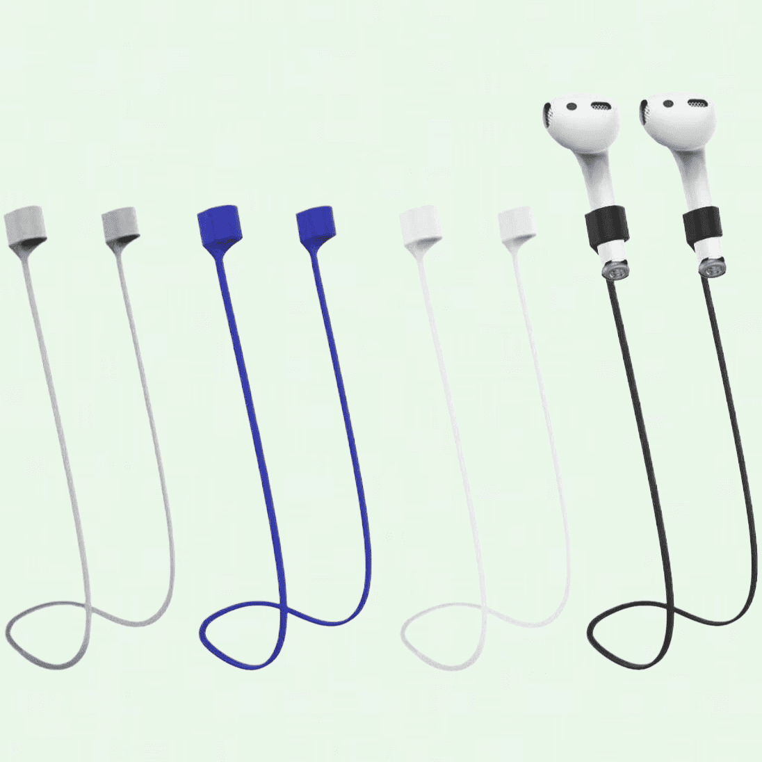 Magnetic Anti-Lost Straps for AirPods, Colorful Soft Silicone Sports ...