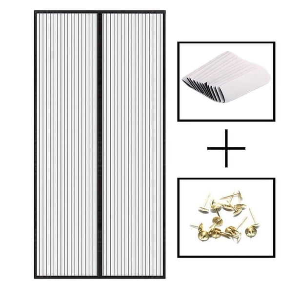 Magnetic Anti-Mosquito Net Anti Bug Fly Mouse Door and Window Screens No Punching Required Automatic Closing Curtains