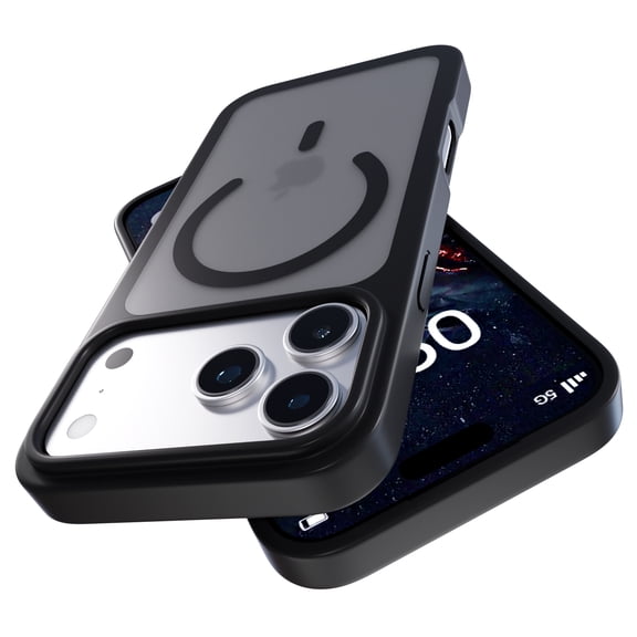 Magnetic for Apple iPhone 13/Apple iPhone 14/Apple iPhone 16e Case, Integrated Silicone Camera Control Cover, 3.0mm Thicken Shockproof Drop Protection Phone Case for Women Men, Black