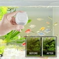 thumbnail image 1 of Mini Magnetic Aquarium Glass Cleaner Brush | Fish Tank Scraper Cleaning Sponge | Non-Slip Handle | Scratch-Free Magnet | Suitable for 3-6mm Glass | 37x37x25mm | Blue/White | 1 Pack, 1 of 6