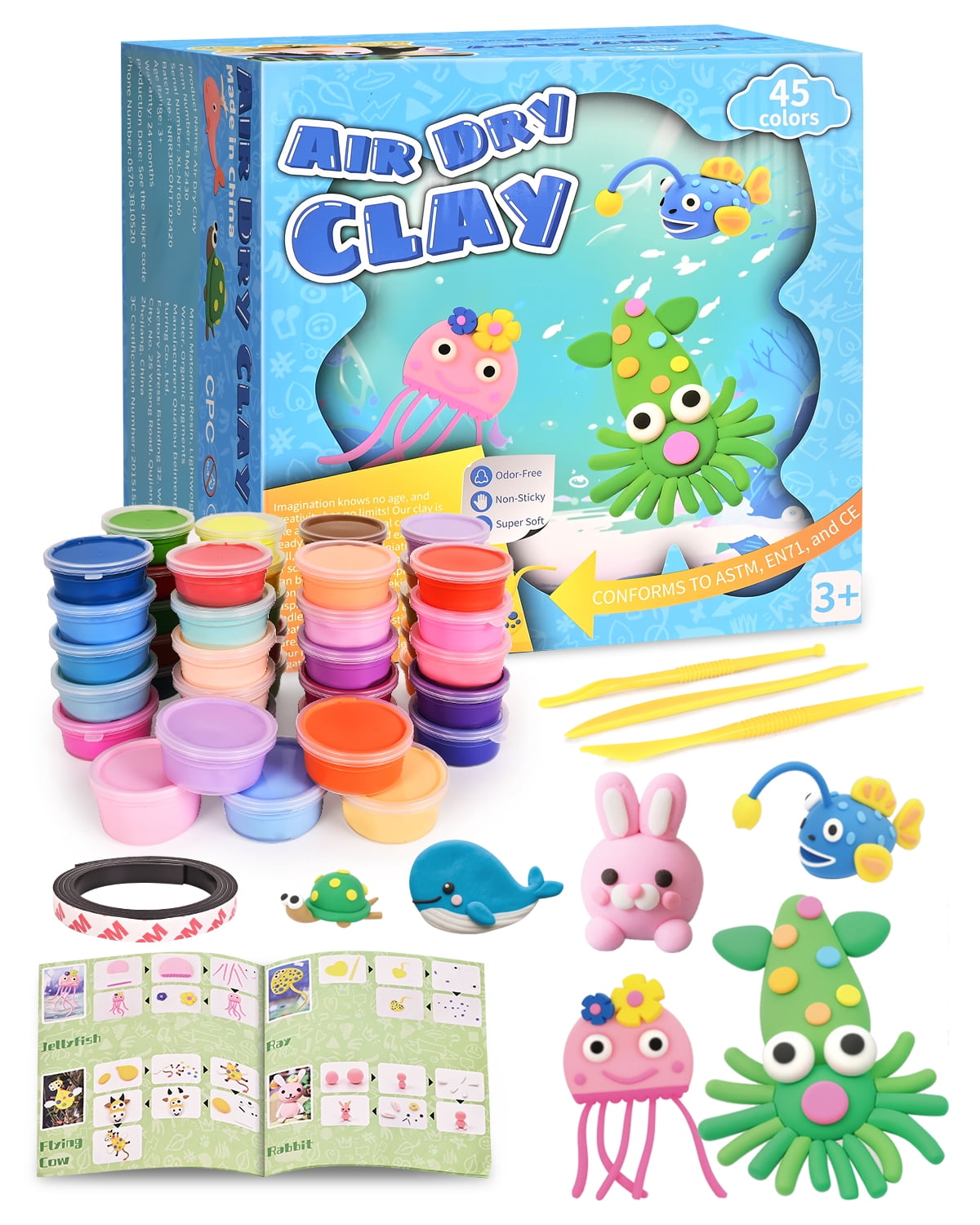 Magnetic Art Dry Clay