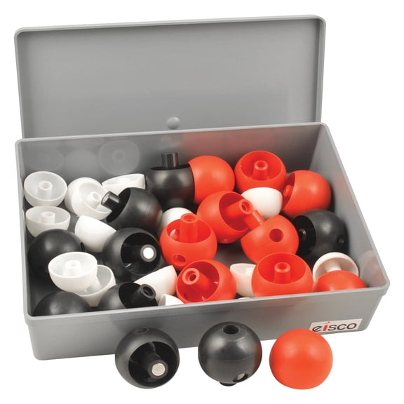 Magnetic Atoms Molecular Model Set (Carbon, Methane, Butane) - Eisco Labs