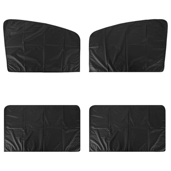 Magnetic Attached Auto Privacy Curtains 4PCS, Blackout UV Deflect Sunshades for Tesla Model S Plaid Plus 2021 Windows