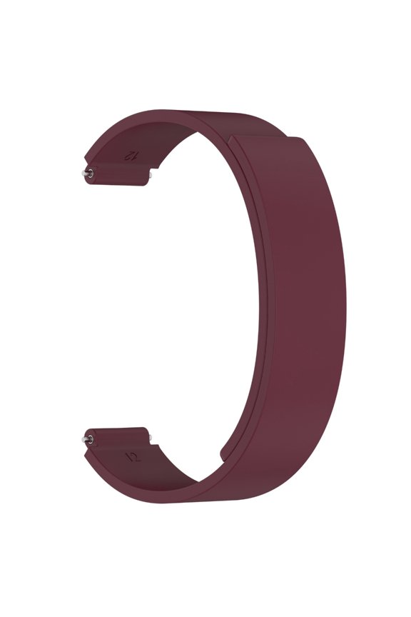 Magnetic Attachment Silicone Replacement Band Simple Installation for 12mm Width Watches Fitness Bracelets