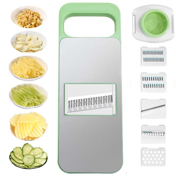 Magnetic Attraction Slicers, Slicer Julienne Cutter Magnetic Attraction Vegetable Slicer With Hand Guard For Onion Potato Lettuce Tomato