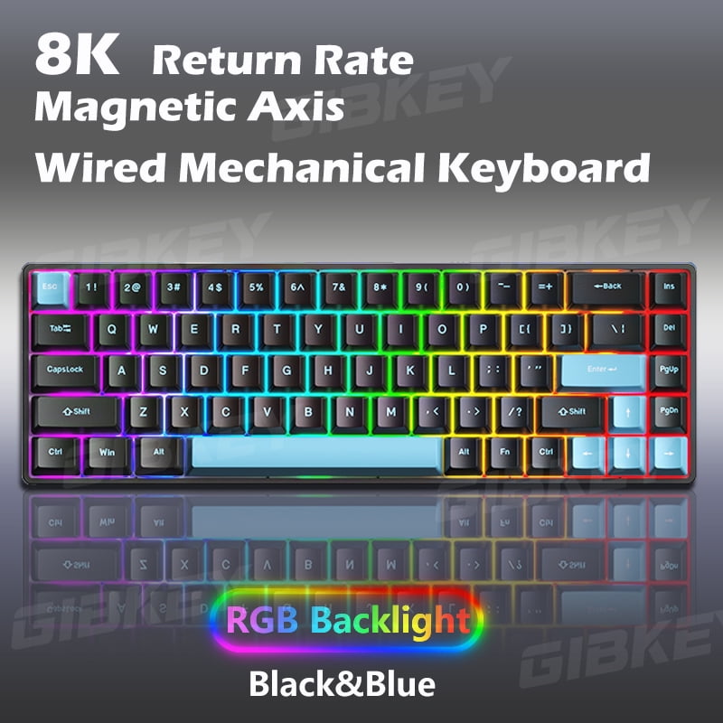 Magnetic Axis Gaming Mechanical Keyboard RGB Backlight 8K Return Rate Hot Swap switch Custom Key Range E-Sport Game keyboards