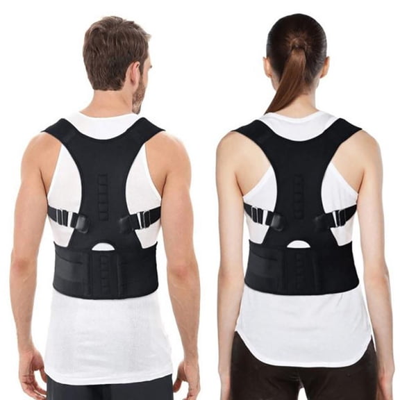 Magnetic Back Brace for Men Women Shoulder Upper Back Girdle Back Belt Strap Posture Belt Under Shirts