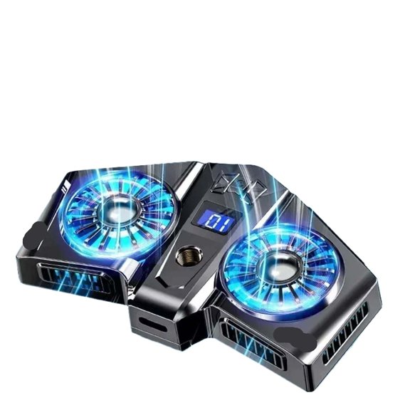 Magnetic Back-Clip Semiconductor Cooling Fan for Smartphones and Tablets - PUBG Game Cooler with Heat Dissipation K