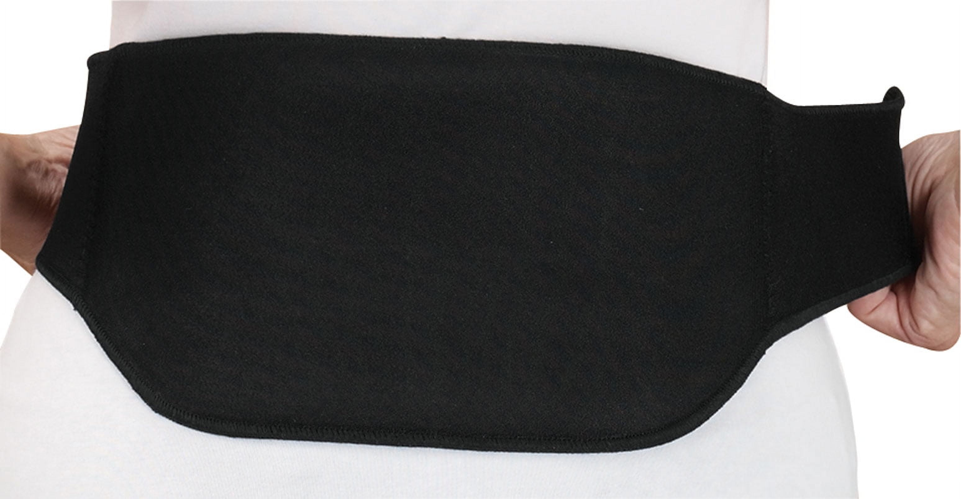 Black Adjustable Magnetic Back Support Belt