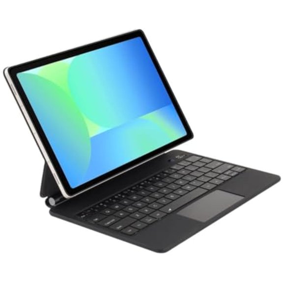 Magnetic Backlit Magic Keyboard for Samsung Tab S10 FE 10.9" 2025, Multi-Touch Trackpad, Power Display, US Layout,black