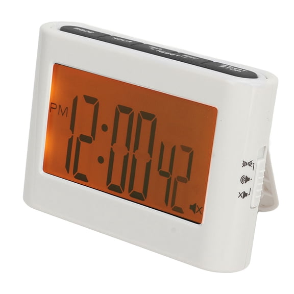 Magnetic, Backlit, Vibrating Alarm & Flash Alert with Stand, Grey Kitchen Count-up/Down Timer