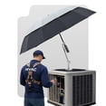 thumbnail image 1 of Magnetic Base Umbrella for Outdoor Work & HVAC Repair, Folding Portable Shade Umbrella Kit– Gray, 1 of 12