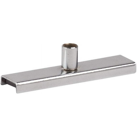 Magnetic Base with 3/8" Fitting to Display Chrome Frame Sign Holders on Clothing Racks, 2 Pack