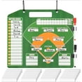 thumbnail image 1 of Magnetic Baseball Coach Clipboard, Dry Erase Coach Lineup Board, Premium Tactical Baseball Coaching Board with 40 Lineup Cards and Marker, Dugout Display Softball Coaching Accessories, 1 of 7