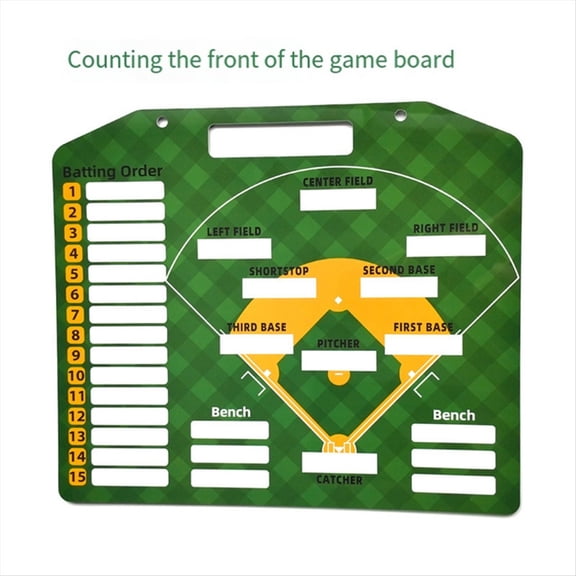 Magnetic Baseball Lineup Board for Coaches Softball Lineup Cards