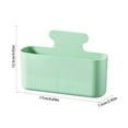 thumbnail image 1 of Magnetic Basket Organizer Holder for Fridge Magnetic Storage Bin Box Containers for Refrigerator Whiteboard Classroom with Generous Compartments, 1 of 5