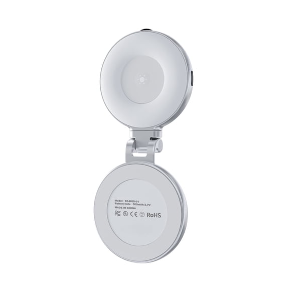 Magnetic Beauty Ring Light with Mirror: Tri-colour Temp, 360 Rotating, Extendable Mini Portable Pocket Light, MagSafe Compatible Mobile Selfie Lights, Ideal for Selfie Photography & More