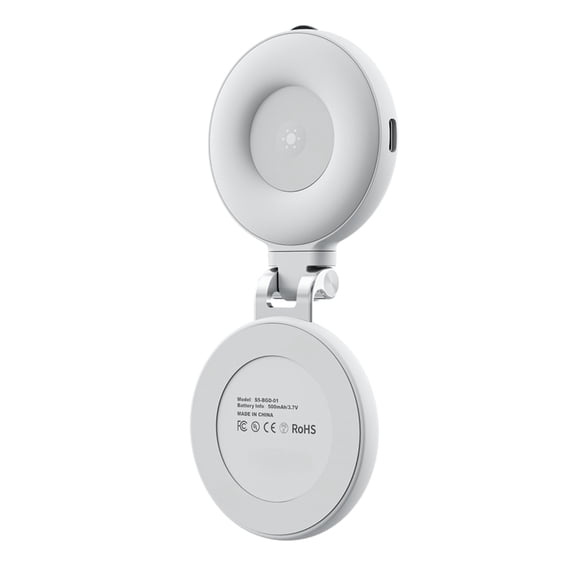 Magnetic Beauty Ring Light: Tri-colour Temp, 360 Rotating, Extendable Mini Portable Pocket Light, MagSafe Compatible Mobile Selfie Lights, Ideal for Selfie Photography & More