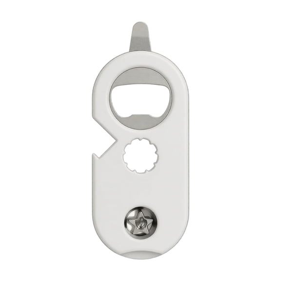 Magnetic Beer Bottle Opener Refrigerator Magnet, Stainless Steel Multifunctional Can Opener Tool, 3.9in Portable Soda Bottle Cap Opener for Kitchen Countertop, Dining Table, BBQ Party Use