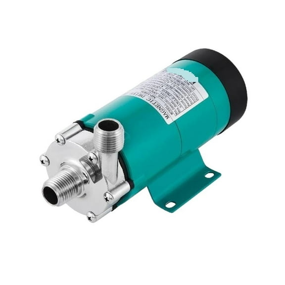 Magnetic Beer Pump Homebrew Brewing MP-15RP Food Grade 304 Stainless Steel High Temperature 120 1/2" MPT for Brewery Bar ,Easy to Use