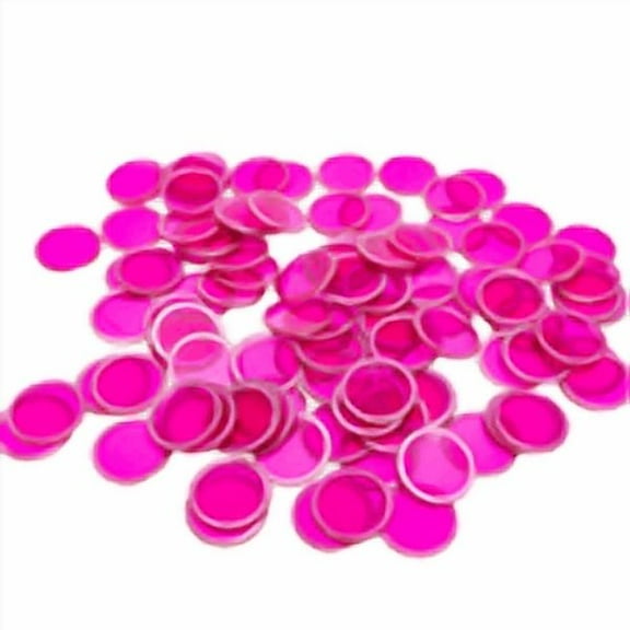 Magnetic Bingo Chips - Purple - 100 chips - 3/4 inch size