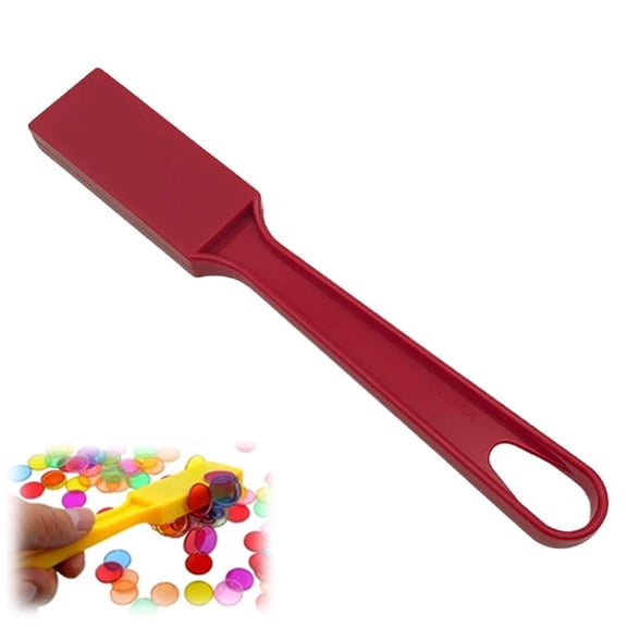 Magnetic Bingo Wand, 1-Pack & 100 Metal Chips, Large Group Game, Family Night, Sensory Activity, Educational Science Tool