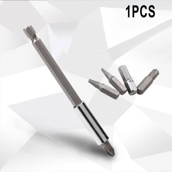 Magnetic Bit Holder Set 60mm 75mm 100mm 150mm Extension Bars 1 /4" Hex Shank