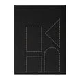thumbnail image 1 of Magnetic Blackout Curtains, No Drill Window Shades, 57X118 In, Blackout Fabric, Adhesive Magnetic Strips, Cuttable Light Blocking, Window Covers, Solid Black, 6 Pc Hook Dots, Full, 1 of 6
