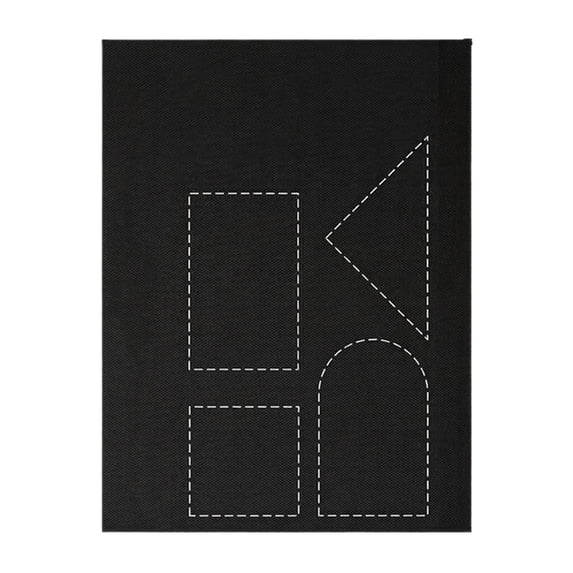 Magnetic Blackout Curtains, No Drill Window Shades, 57X118 In, Blackout Fabric, Adhesive Magnetic Strips, Cuttable Light Blocking, Window Covers, Solid Black, 6 Pc Hook Dots, Full
