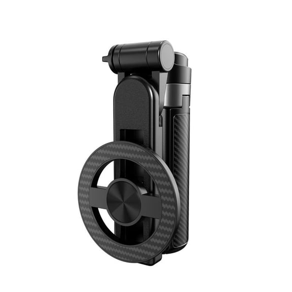 Magnetic Bluetooth Selfie Stick, 360 Rotatable Telescopic Phone Tripod Stand With Wireless Remote Control, Portable Foldable Cell Phone Holder For Selfie Vlog Live Streaming,Black