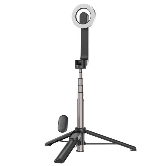 Magnetic Bluetooth Selfie Stick Tripod - Bigcan Compact Aluminum Phone Stand with Remote, 360 Rotation, 690mm Extension, Foldable for iPhone/Android/Magsafe Mounting